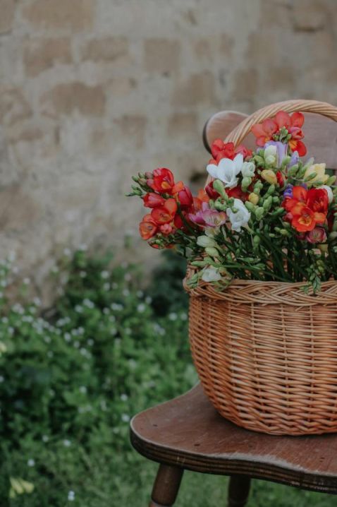 Stage floral installation