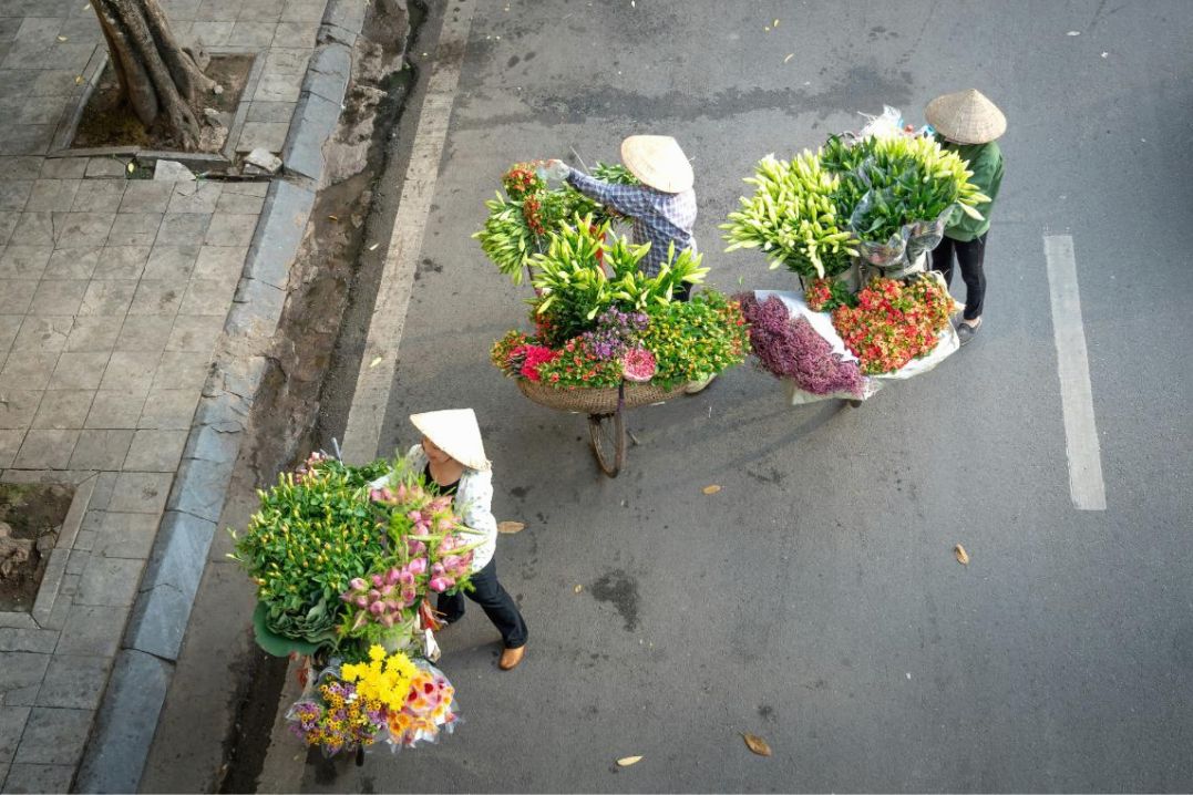 Brand activation florals